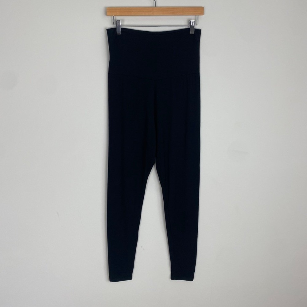 Hatch Leggings Maternity Medium Black High Waist Modal Stretch